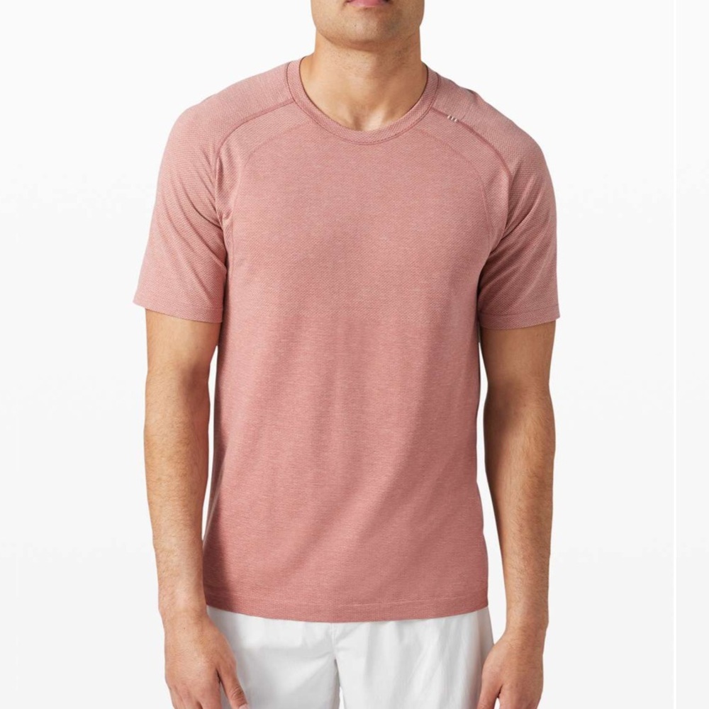 Lululemon Metal Vent Tech Short Sleeve Shirt 2.0 Misty Pink / Cherry Tint
